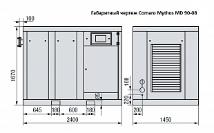 Компрессор COMARO MYTHOS MD 90-08 I